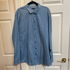 Zachary Prell Raider Denim Long Sleeve Shirt
